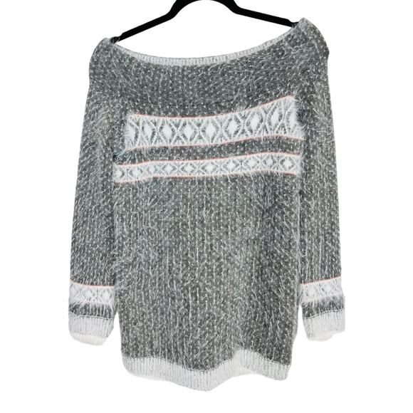 Anthropologie Sleeping on Snow Faroe Wool blend fuzzy sweater - Picture 1 of 13